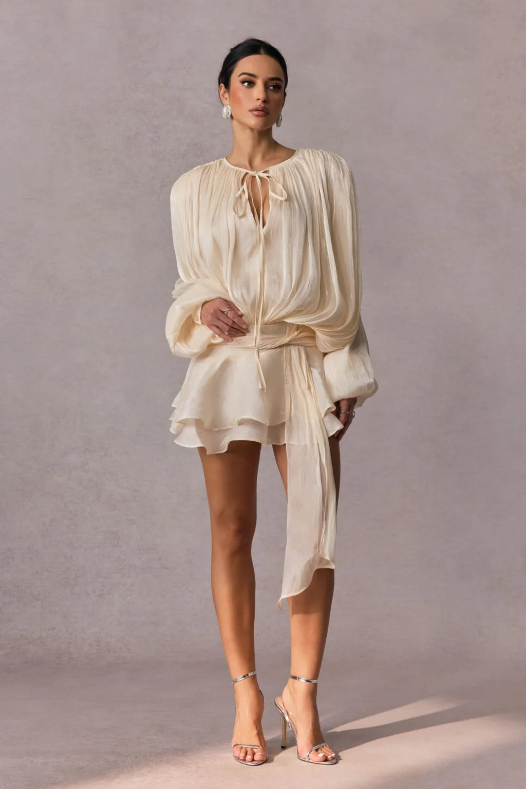 Beryl Ruffle Mini Dress