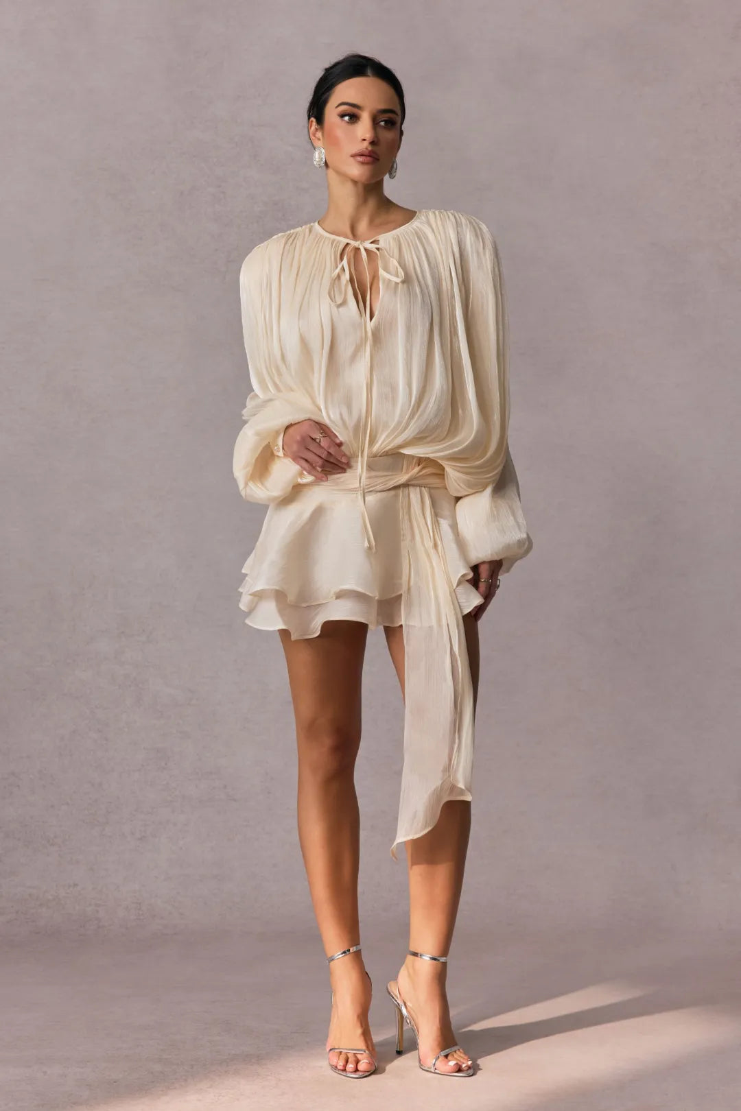 Beryl Ruffle Mini Dress