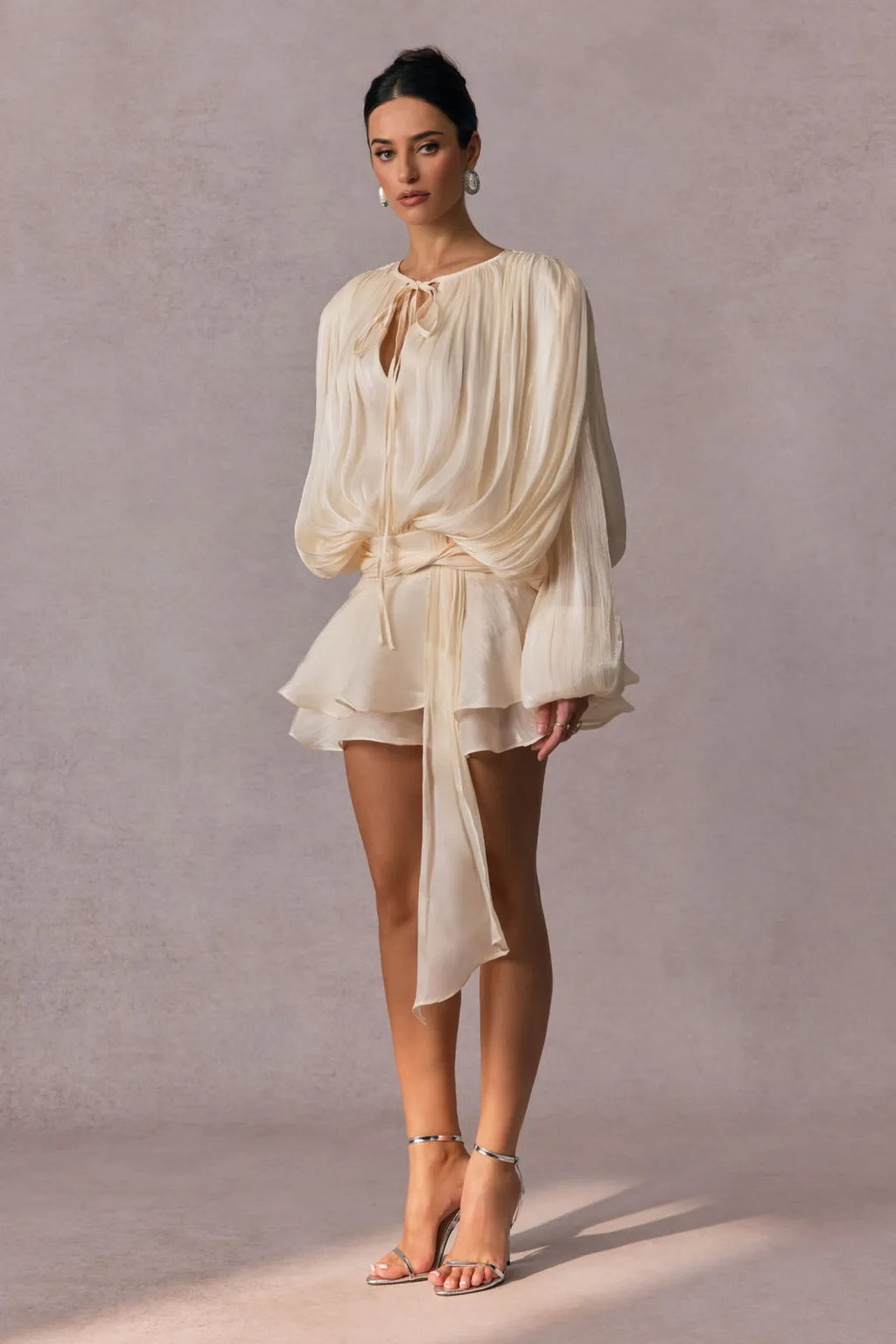 Beryl Ruffle Mini Dress