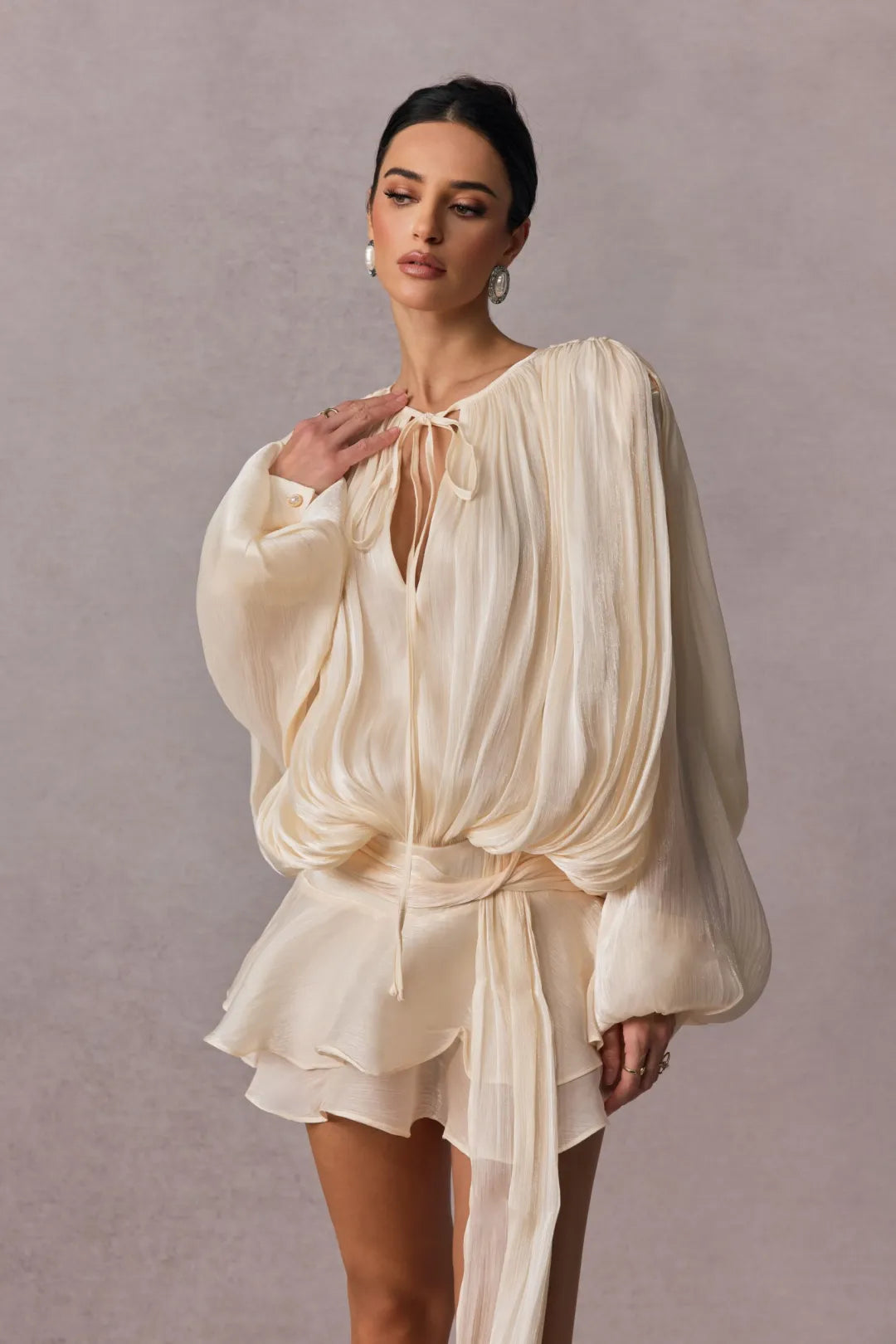 Beryl Ruffle Mini Dress
