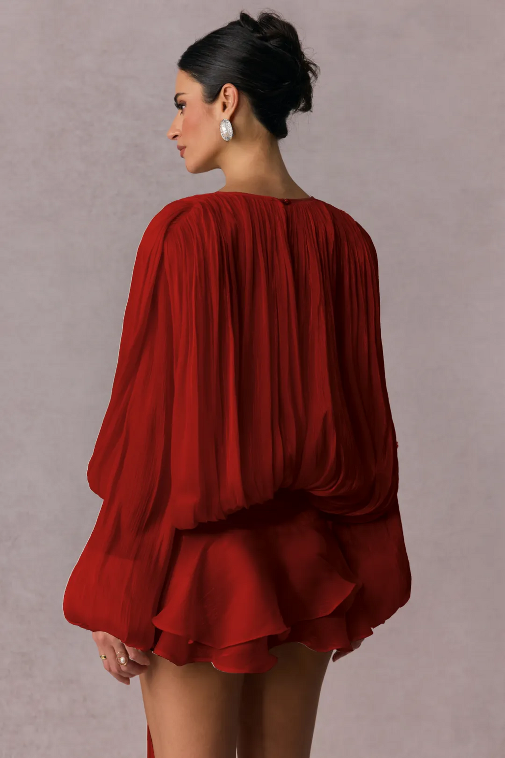 Beryl Ruffle Mini Dress