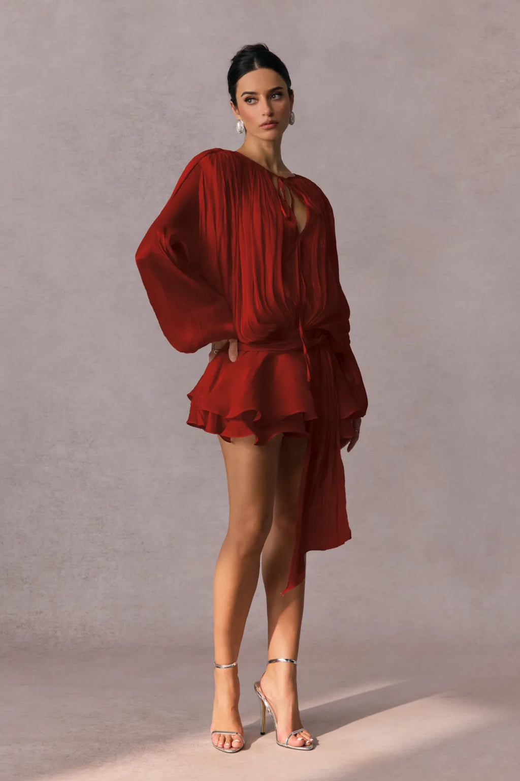 Beryl Ruffle Mini Dress