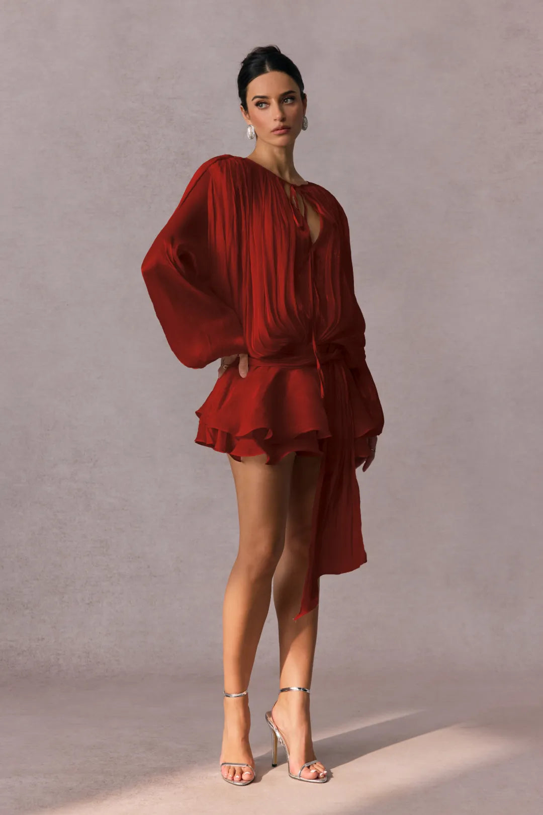 Beryl Ruffle Mini Dress