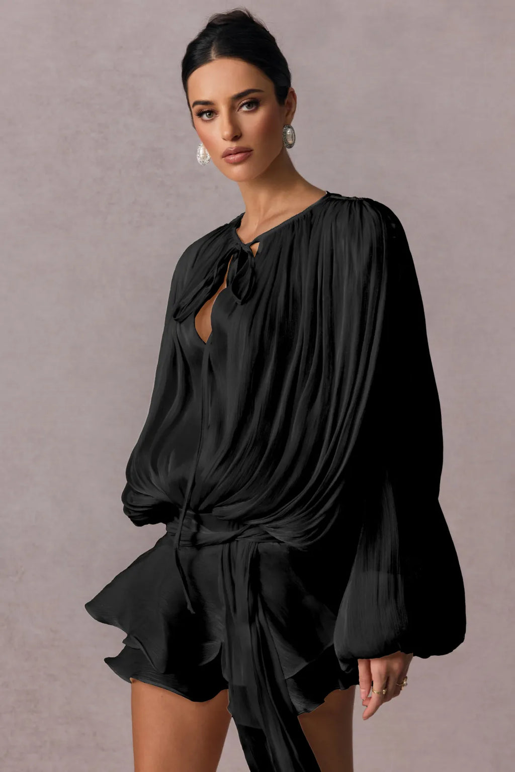 Beryl Ruffle Mini Dress