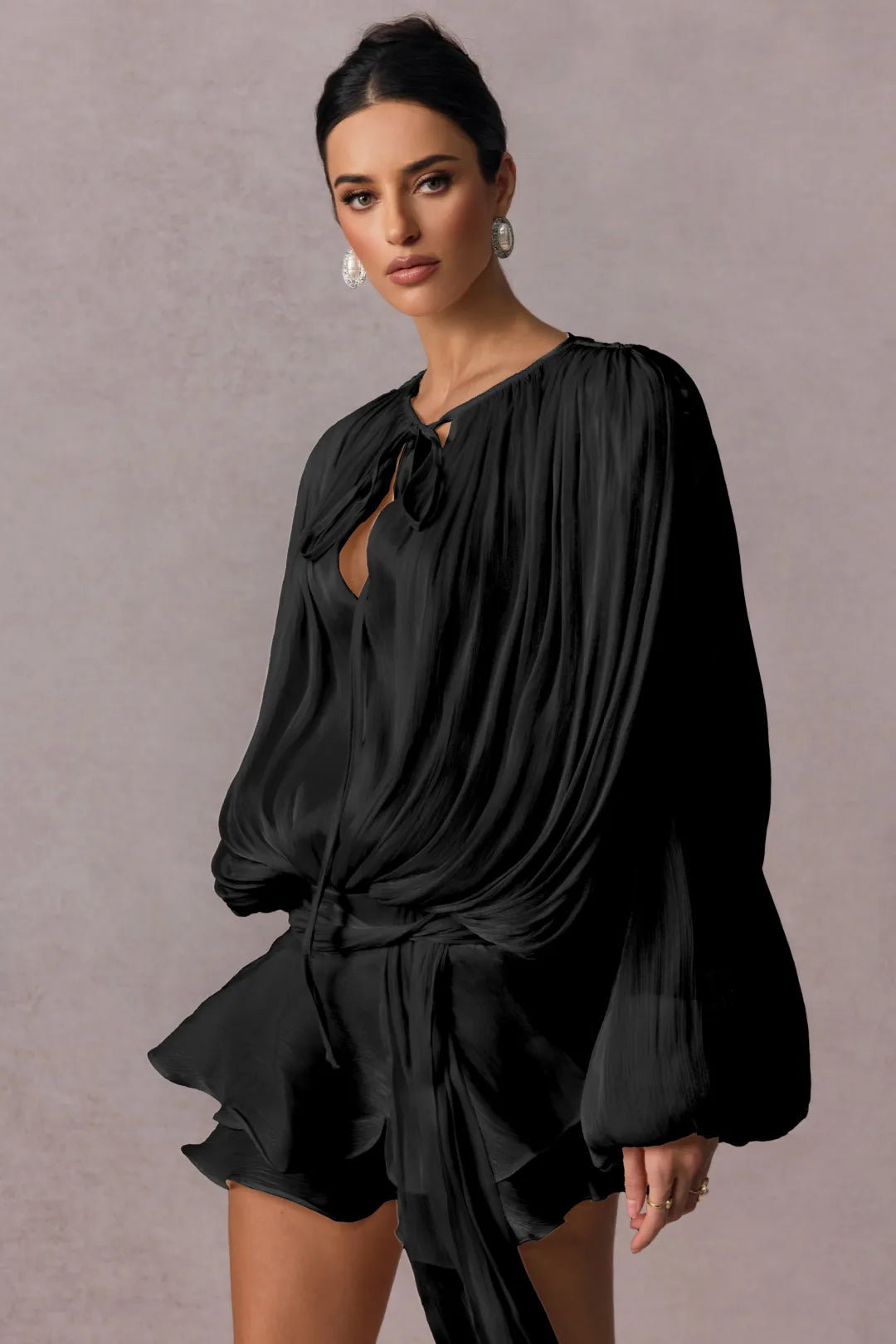 Beryl Ruffle Mini Dress