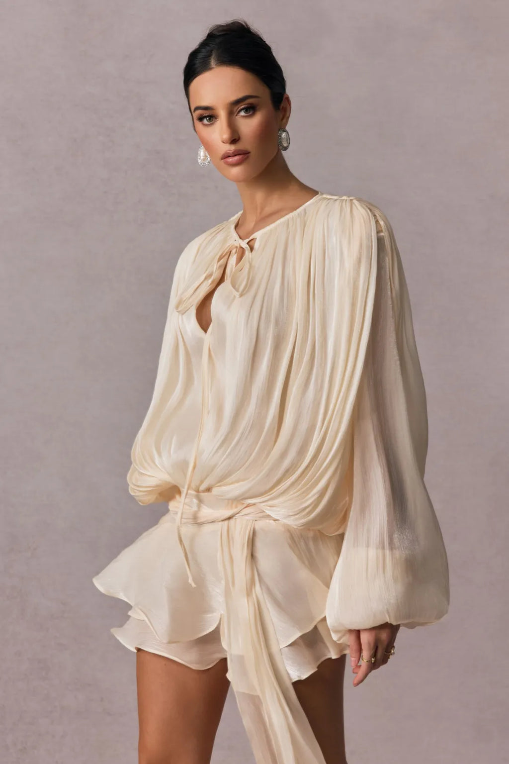 Beryl Ruffle Mini Dress