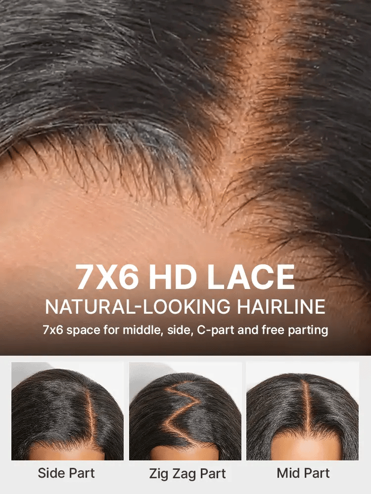 Nyla Kinky™ – All Day Comfort Glueless 7×6 HD Lace Human Hair Wig