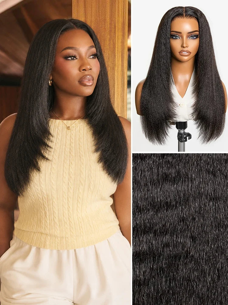 Nyla Kinky™ – All Day Comfort Glueless 7×6 HD Lace Human Hair Wig