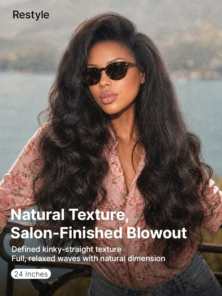 Nyla Kinky™ – All Day Comfort Glueless 7×6 HD Lace Human Hair Wig