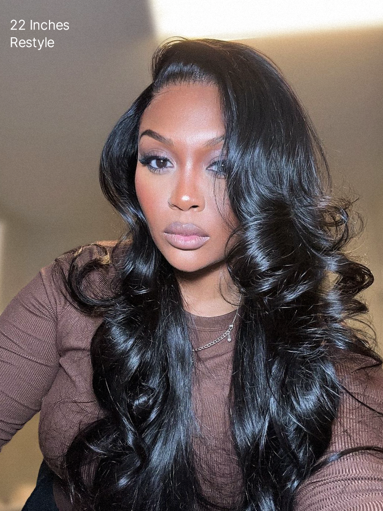 The Amara Wave™ – Glueless 7×6 HD Lace Loose Body Wave Wig