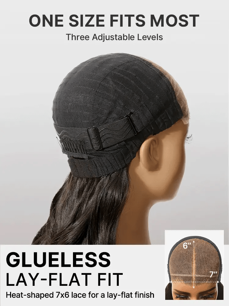 Nyla Kinky™ – All Day Comfort Glueless 7×6 HD Lace Human Hair Wig