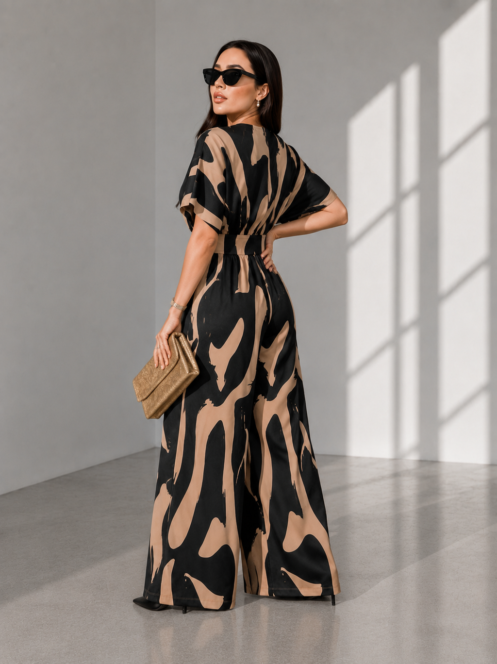 Abstract Elegance Jumpsuit