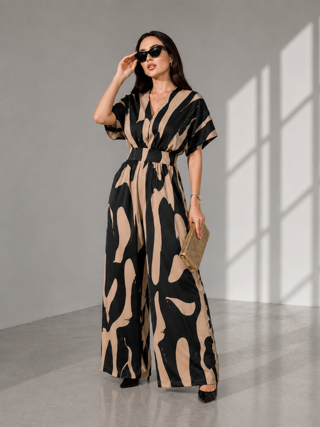 Abstract Elegance Jumpsuit