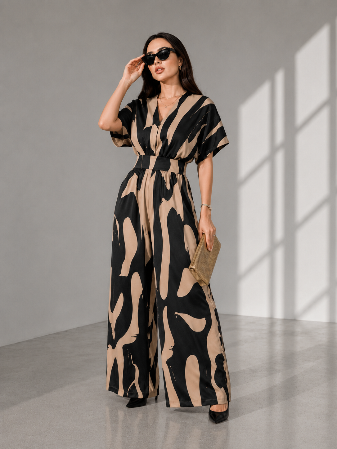 Abstract Elegance Jumpsuit