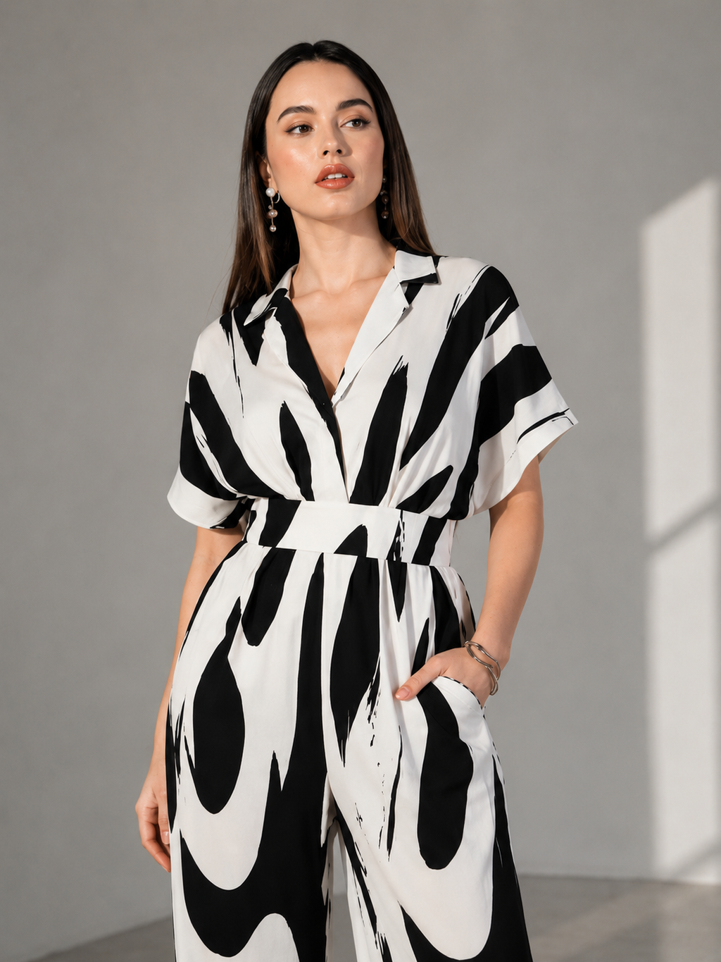 Abstract Elegance Jumpsuit