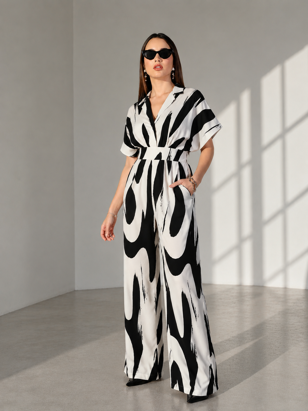 Abstract Elegance Jumpsuit