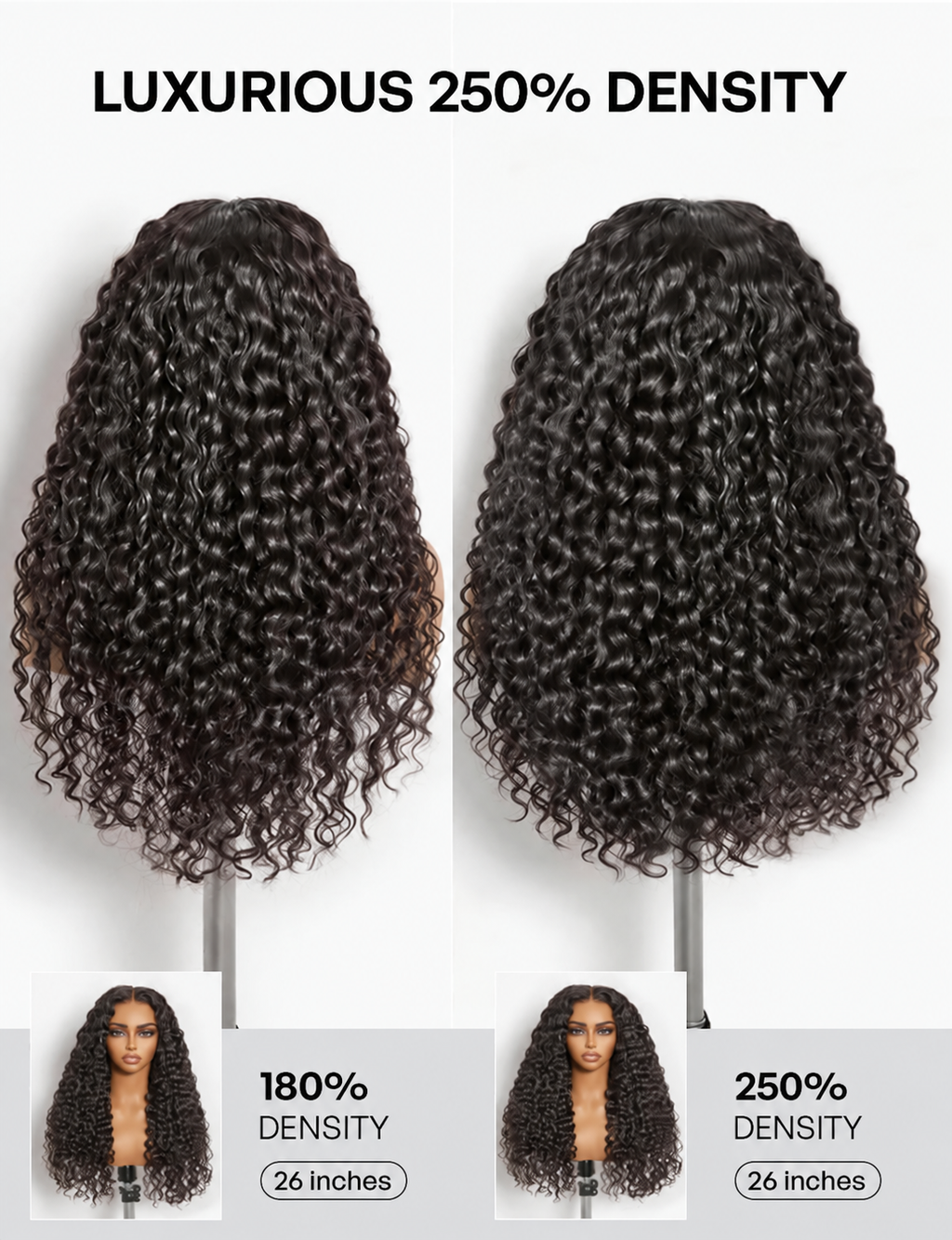 Veloura Curl™ – Glueless 13×4 Water Wave Wig